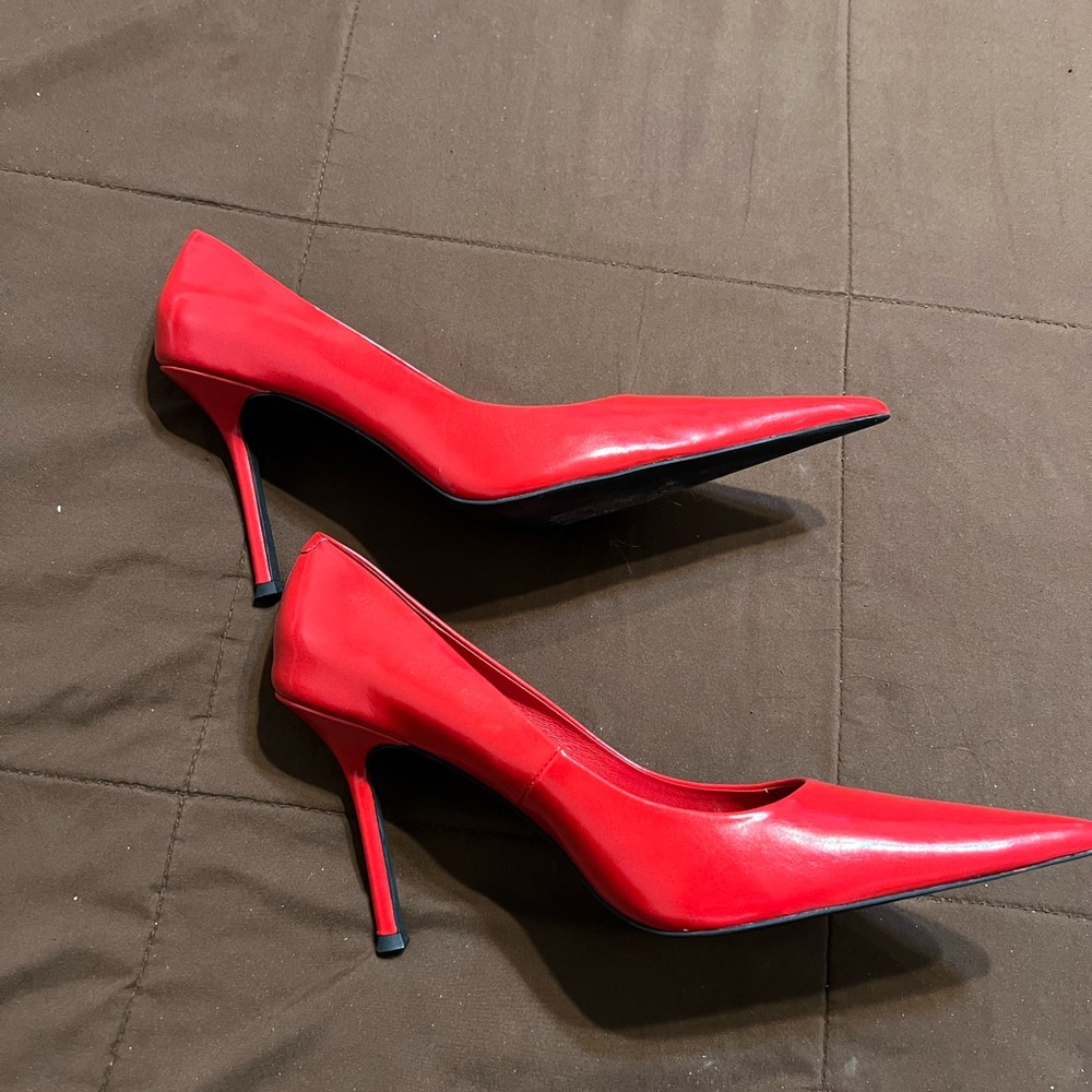 Jeffrey Campbell Red Stilettos Size 14